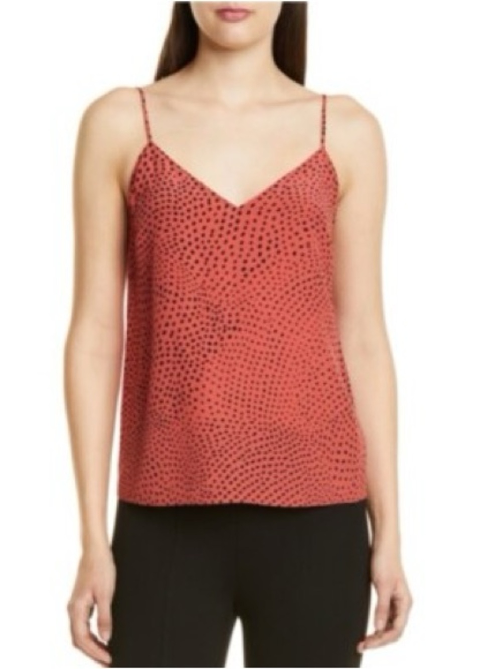 Rag & Bone Astrid Cami Polka Dot Top Size Small PETITE - Picture 3 of 4